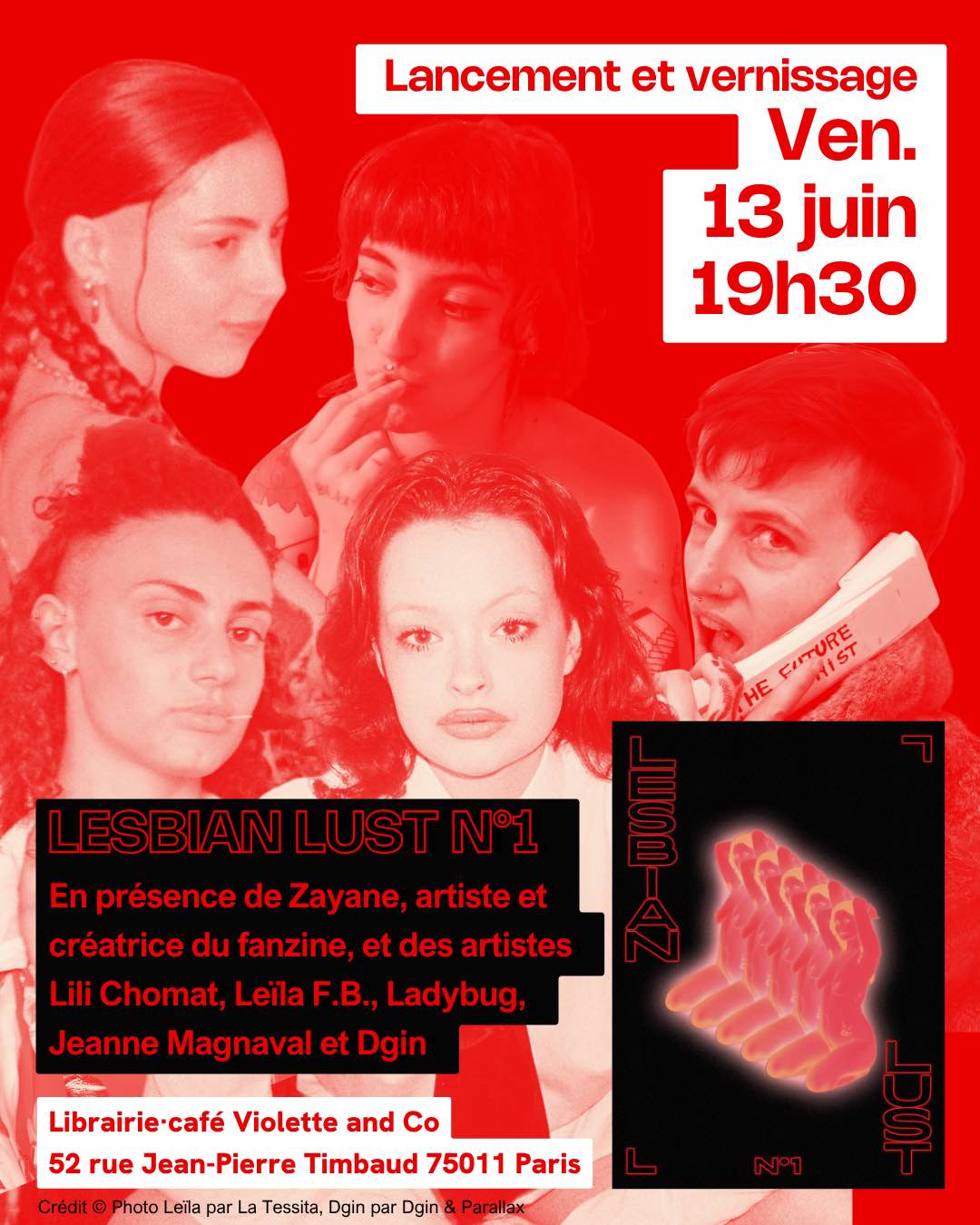 Lancement du fanzine et vernissage de l'exposition Lesbian Lust • Agenda