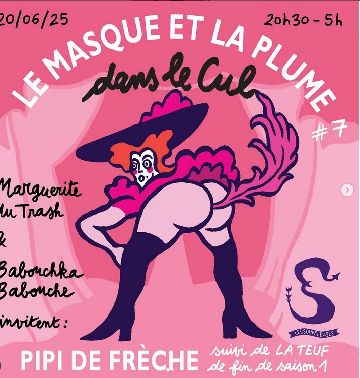 Le Masque et la plume dans le cul • Agenda