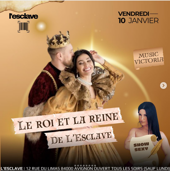 Le roi et la reine de l'Esclave