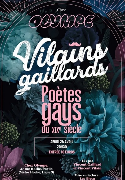 Lecture : poètes gays du XIXème siècle • Agenda