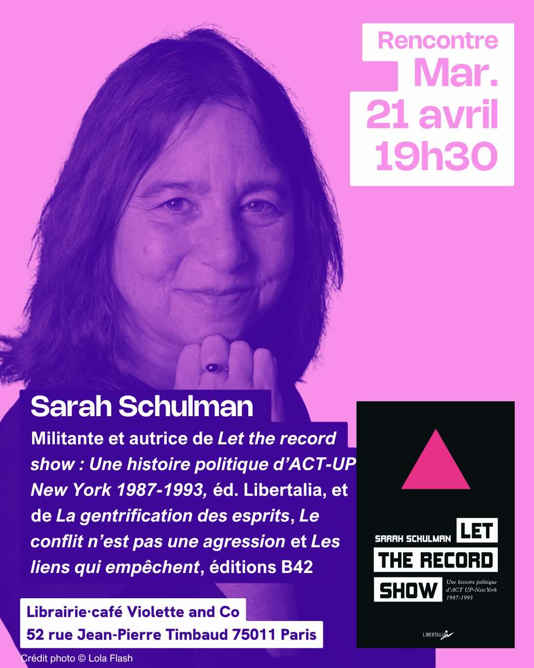 Let the record show : Une histoire politique d’ACT-UP New York 1987-1993 de Sarah Schulman
