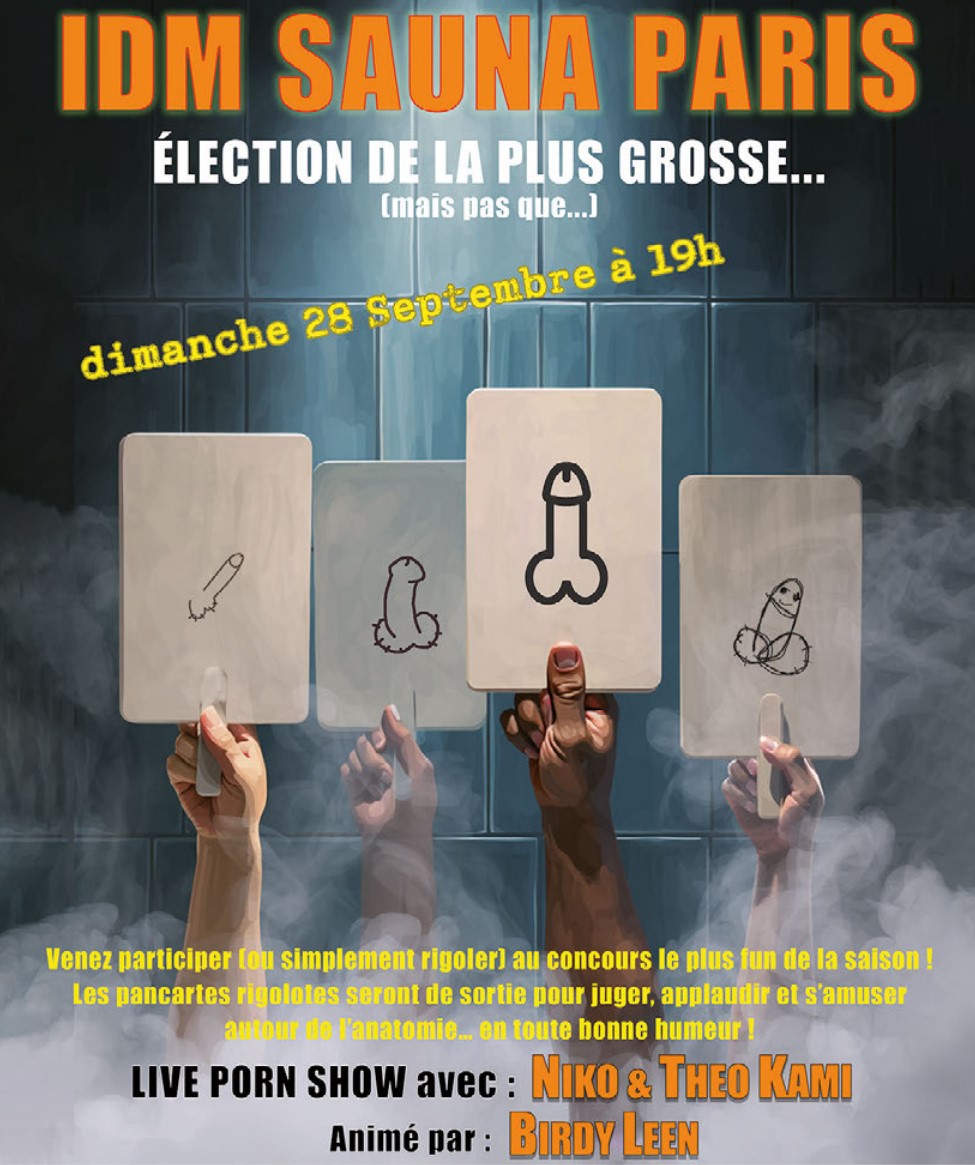 Live Porn Show + Election de la plus grosse (mais pas que...) !