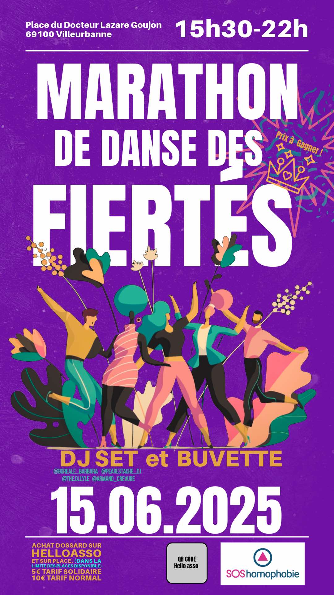 Marathon de danse des fiertés • Agenda
