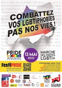 Marche des Fiertés Angers 2023 • Agenda