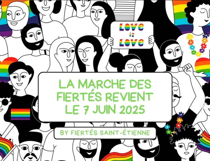 Marche des Fiertés Saint Etienne 2025 • Agenda