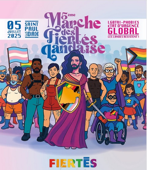 Marche des Fiertés Saint-Paul-lès-Dax 2025 • Agenda