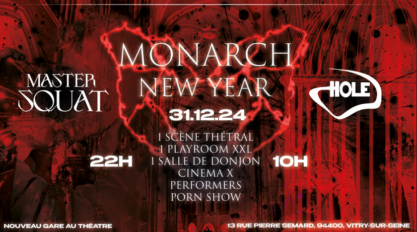 Monarch X Master Squat X Hole Nouvel an