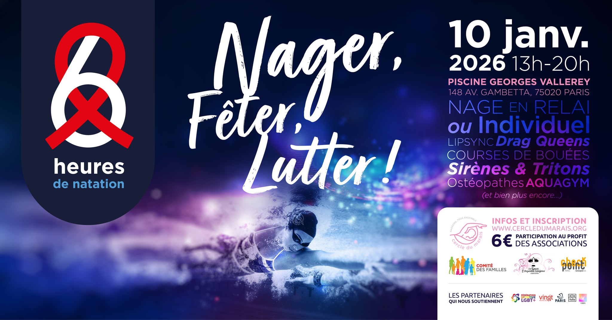 Nager, fêter, lutter