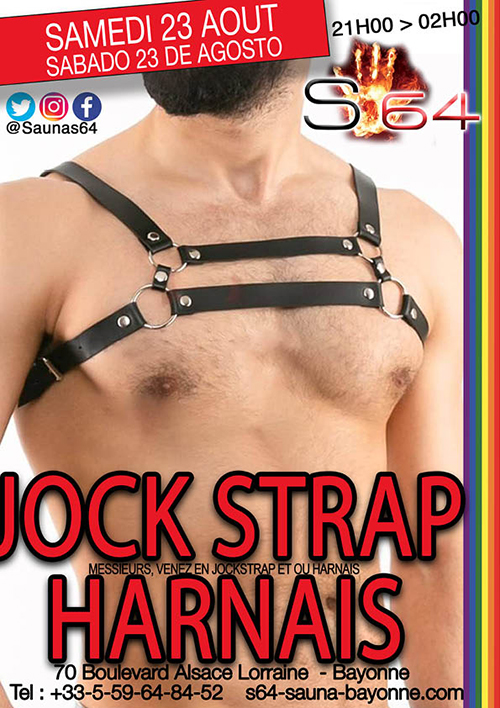 Ouvert 14h-2h - jockstrap/harnais à partir de 21h • Agenda