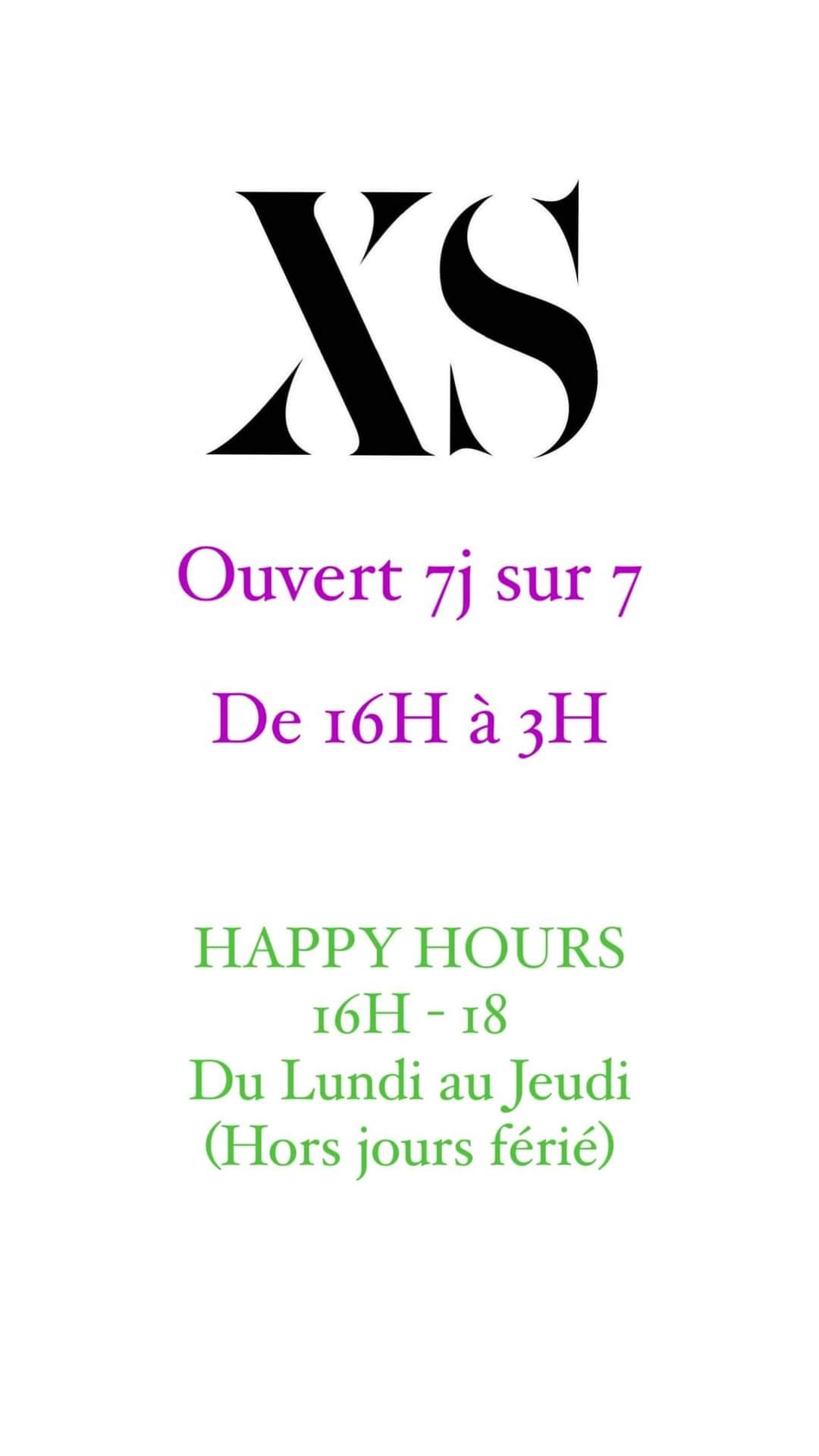 Ouvert 15h-1h • Agenda