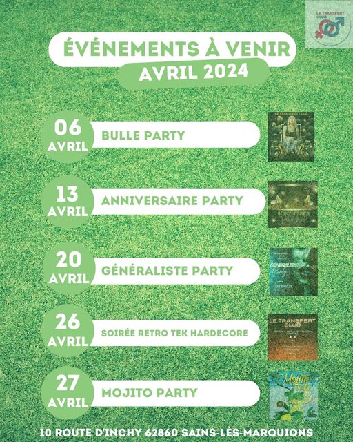 Ouvert 23h-7h • Agenda
