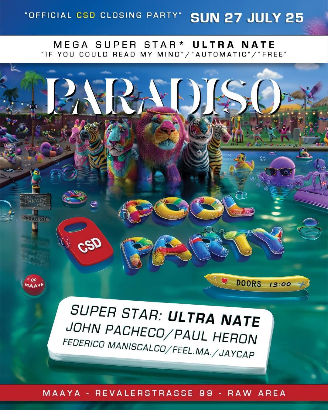 Paradiso • Agenda