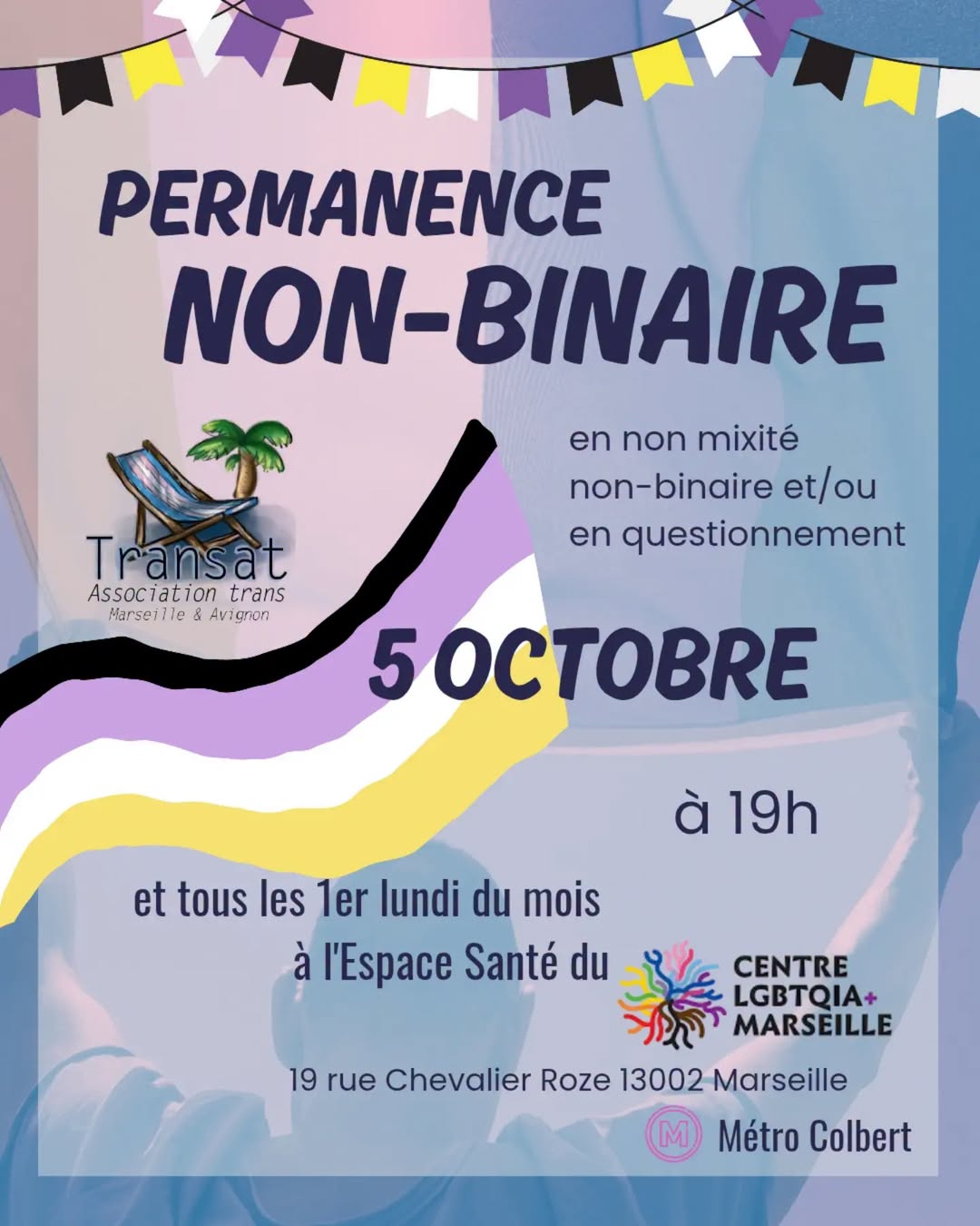 Permanence en non mixité non-binaire