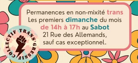 Permanence trans en non-mixité • Agenda