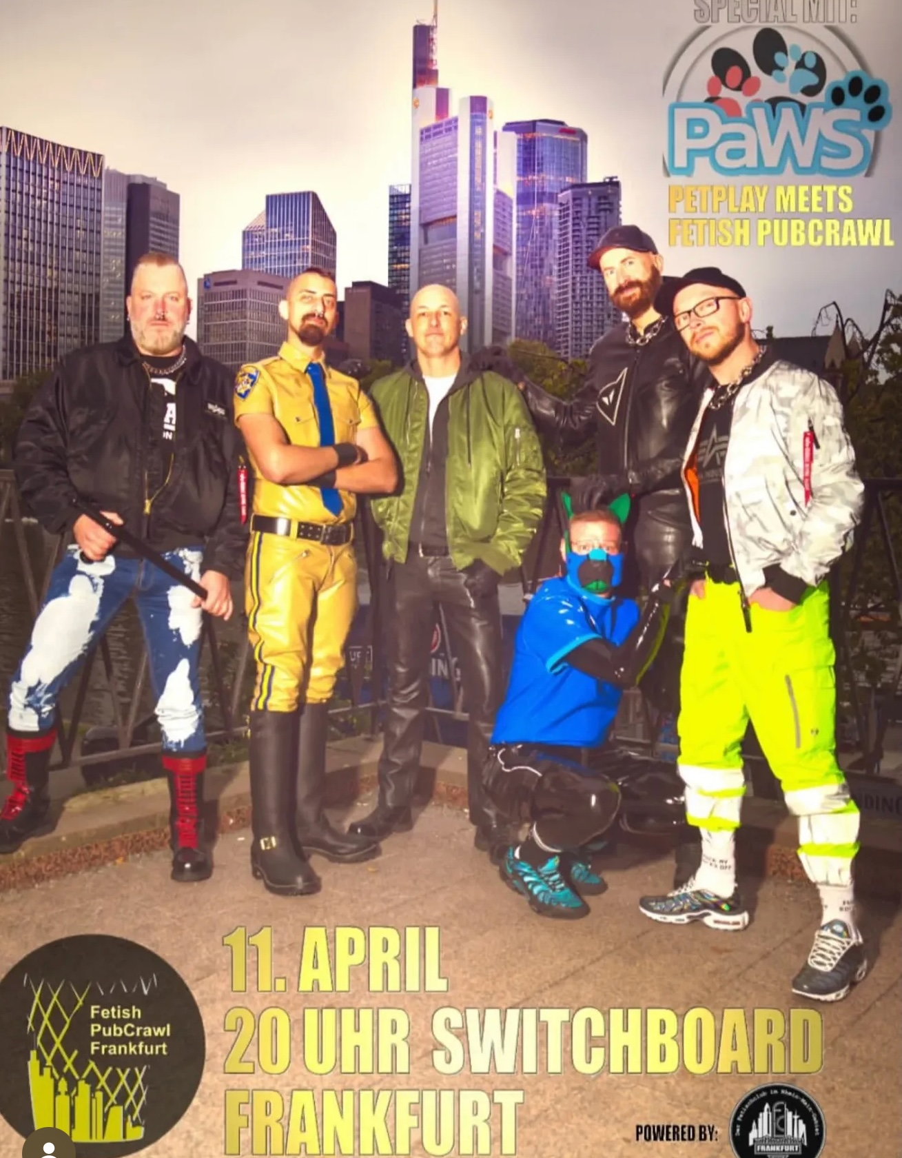 Petplay meets fetish pubcrawl