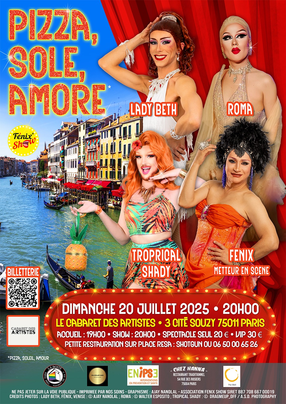 Pizza, sole, amore • Agenda