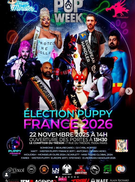Pup'Week Paris 2025 - Election Puppy France 2026
