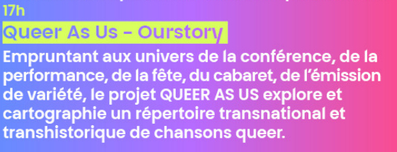 Queer as you - ourstory