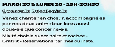 Queerale décoloniale • Agenda