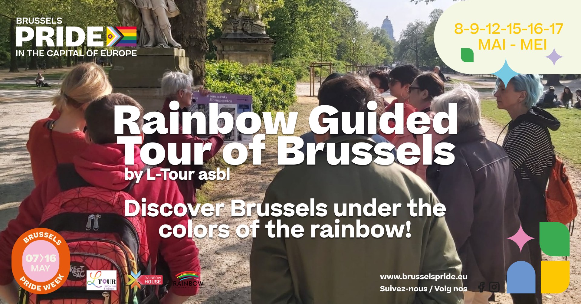 Rainbow guided tours of Brussels • Agenda