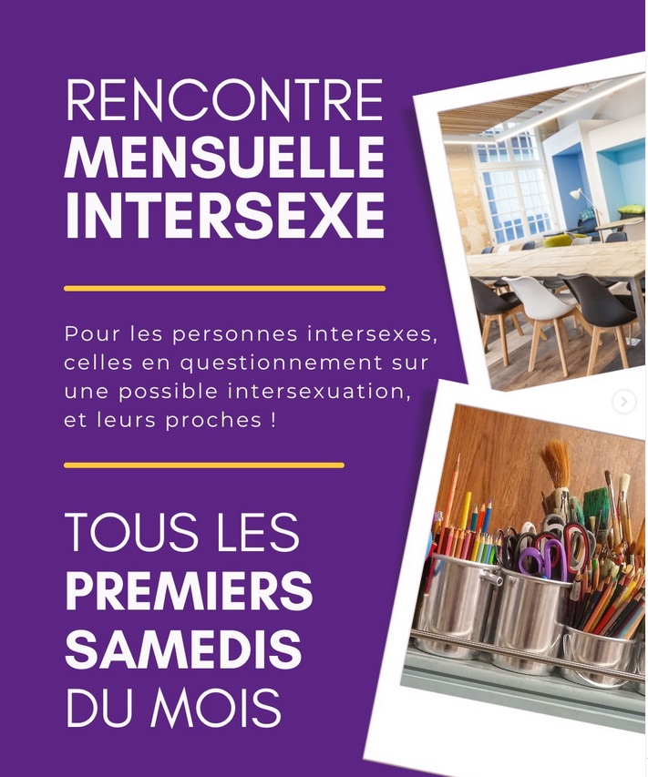 Rencontre mensuelle intersexe • Agenda