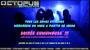 Sauna/cruising 100% masculin - soirée mousse dès 18h