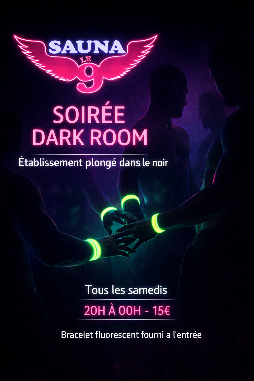 Sauna/cruising mixte - soirée dark room dès 20h