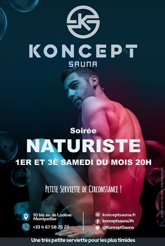 Sauna/cruising - naturiste à partir de 20h