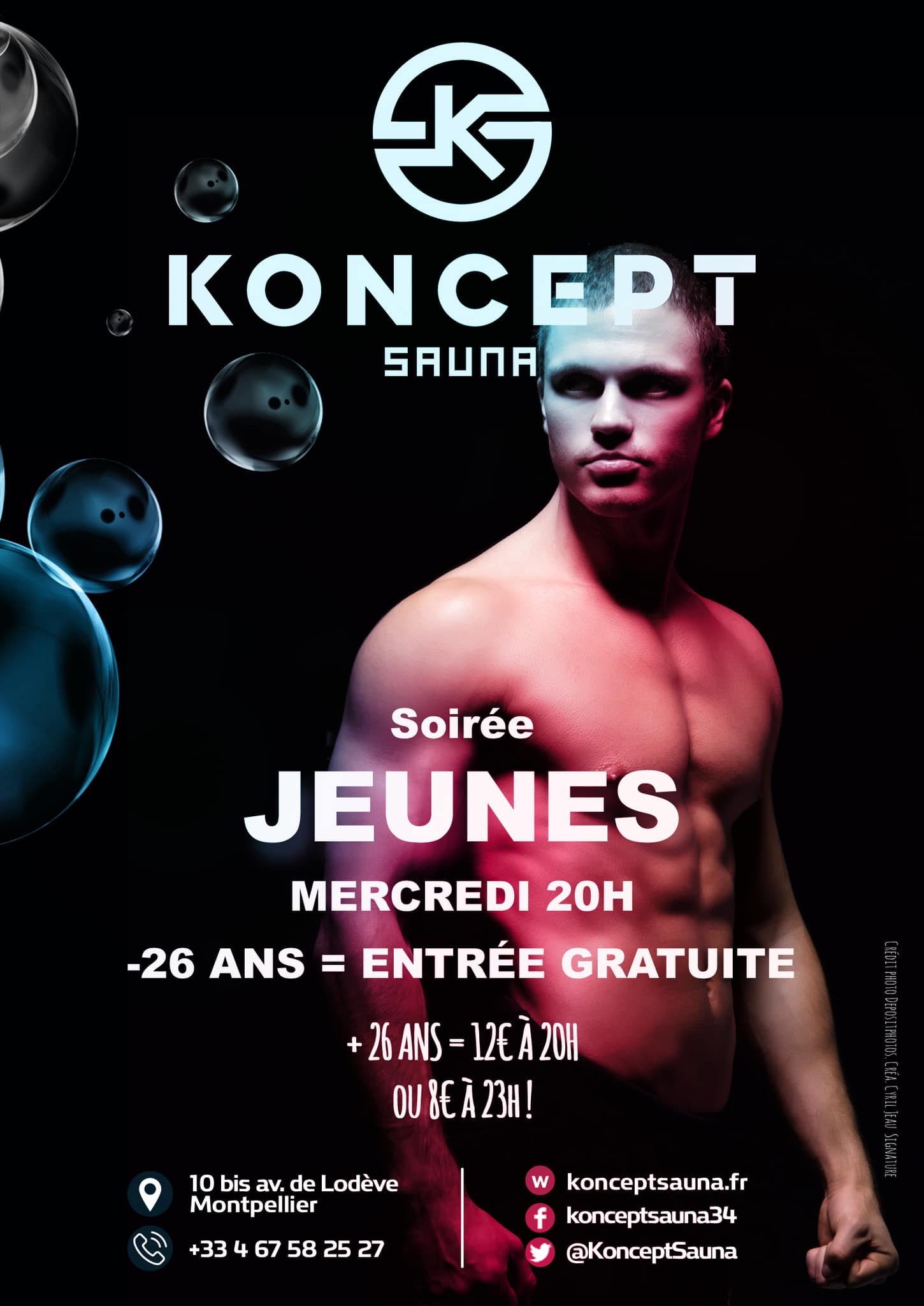 Sauna/cruising - Soirée jeunes à partir de 20h