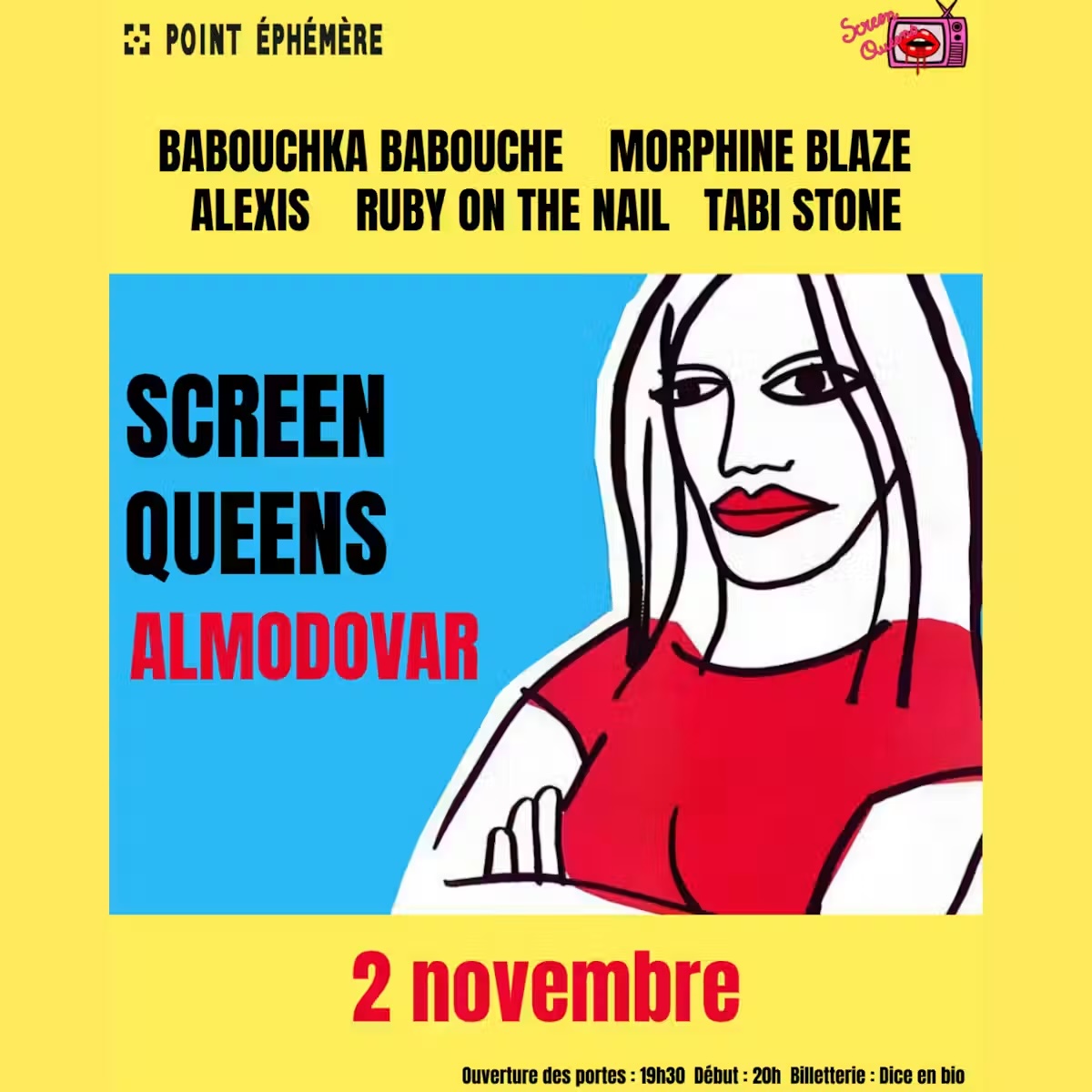 Screen queens