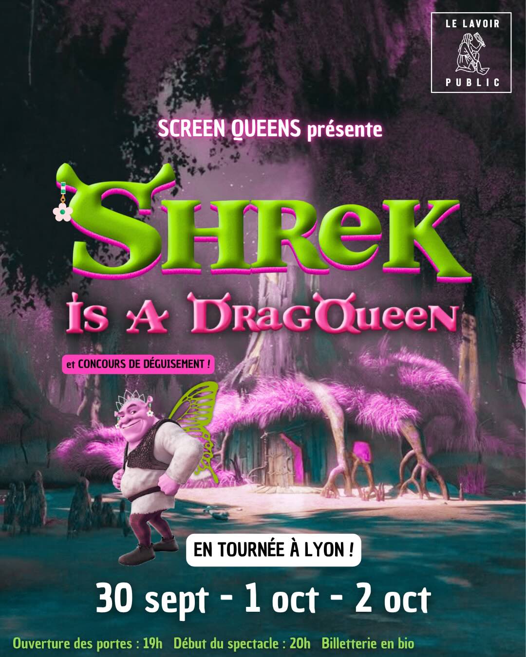 Shrek is a drag queen