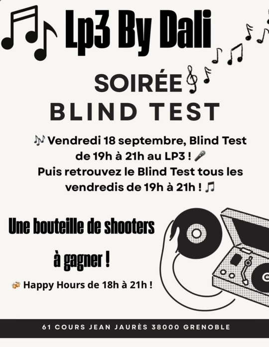 Soirée blind test