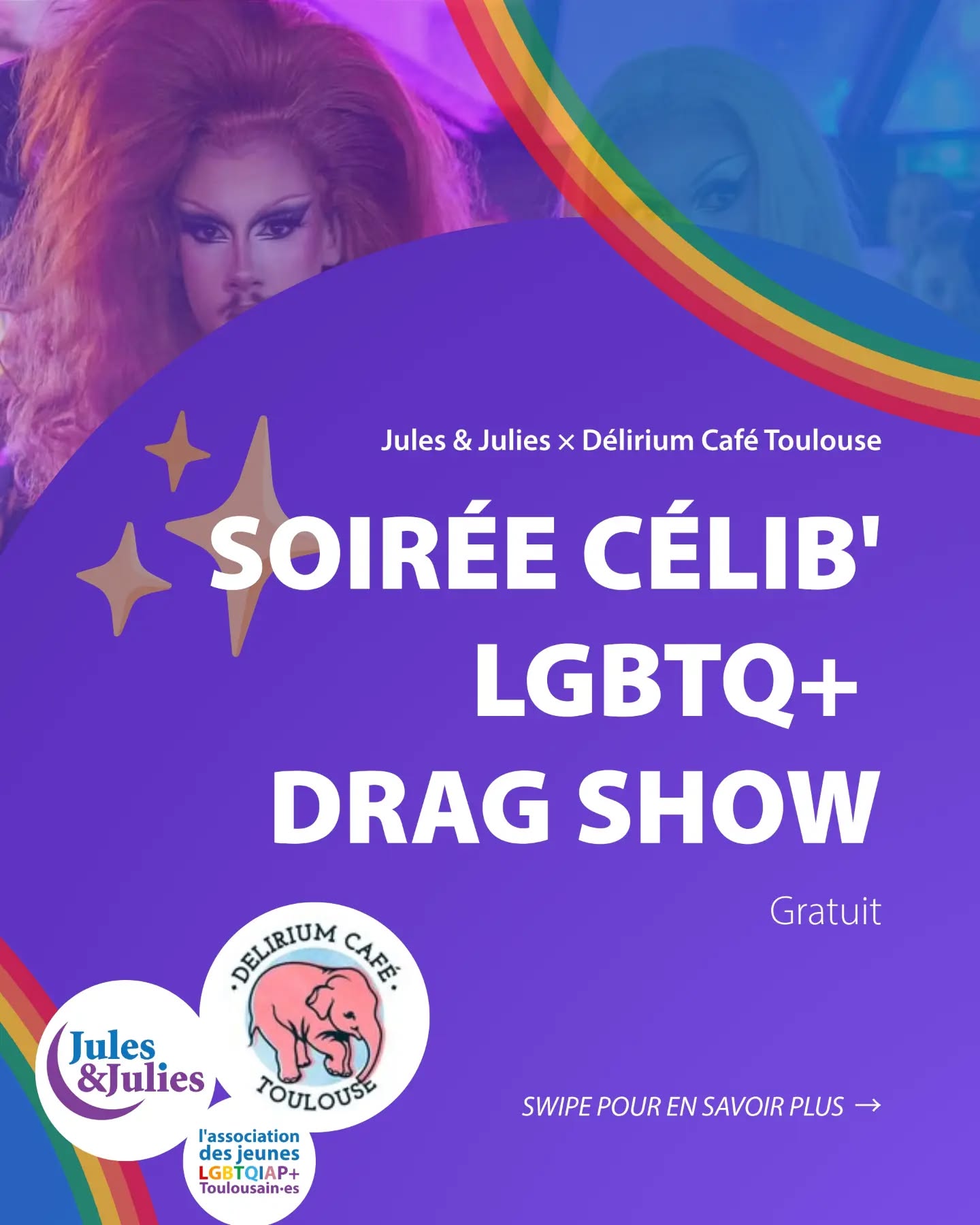 Soirée célib' LGBT+/drag show