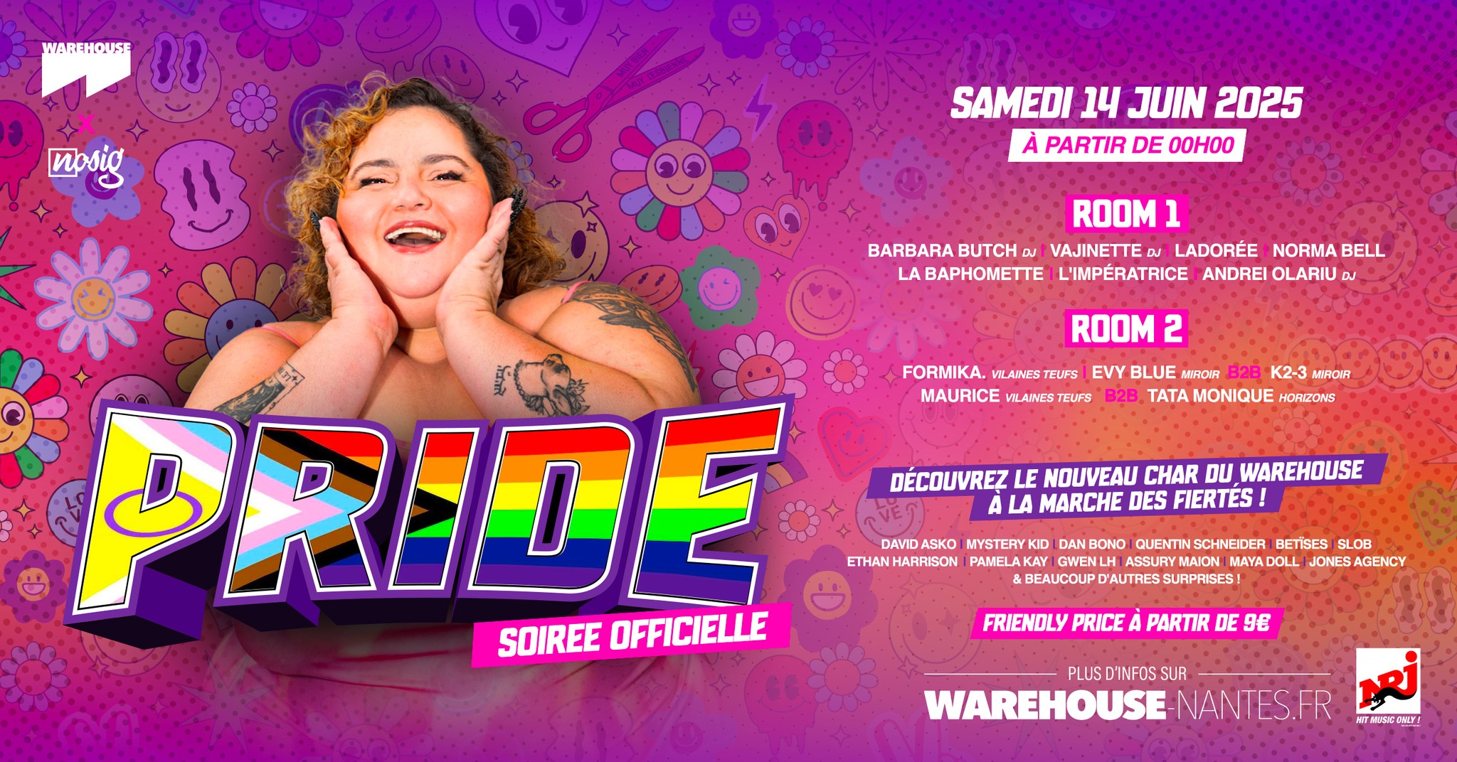 Soirée officielle Pride 2025 • Agenda