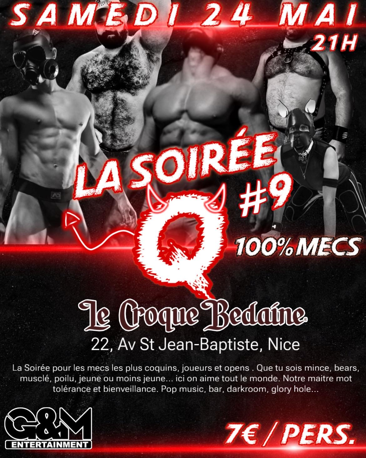 Soirée Q 100% mecs • Agenda