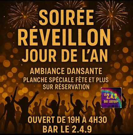 Soirée réveillon Jour de l'An