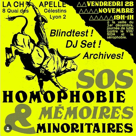 Soirée SOS Homophobie