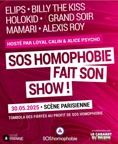 SOS Homophobie fait son show • Agenda