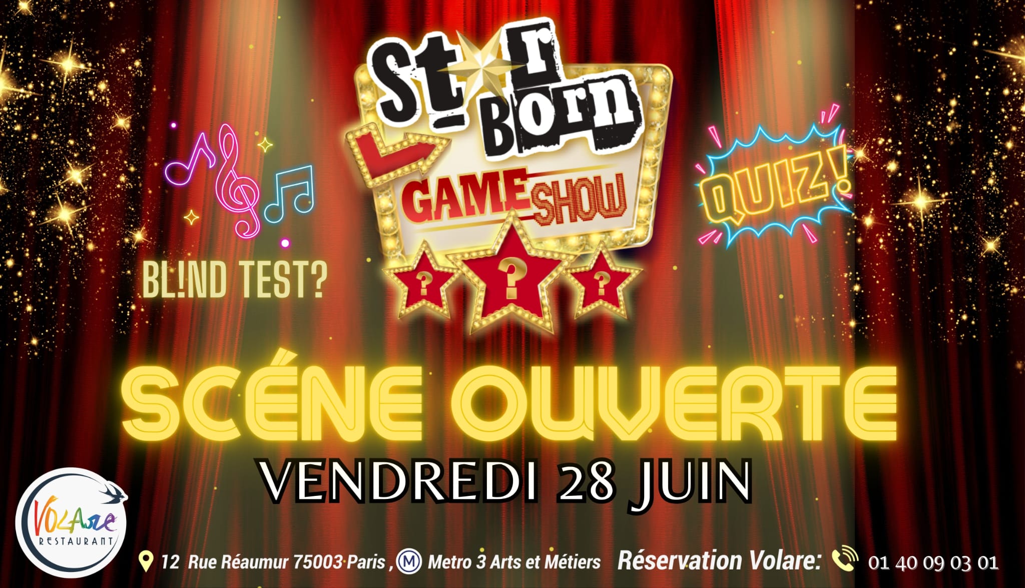 Star born game show • Agenda