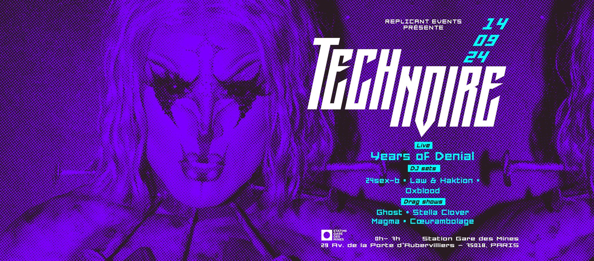 Techn Noire • Agenda