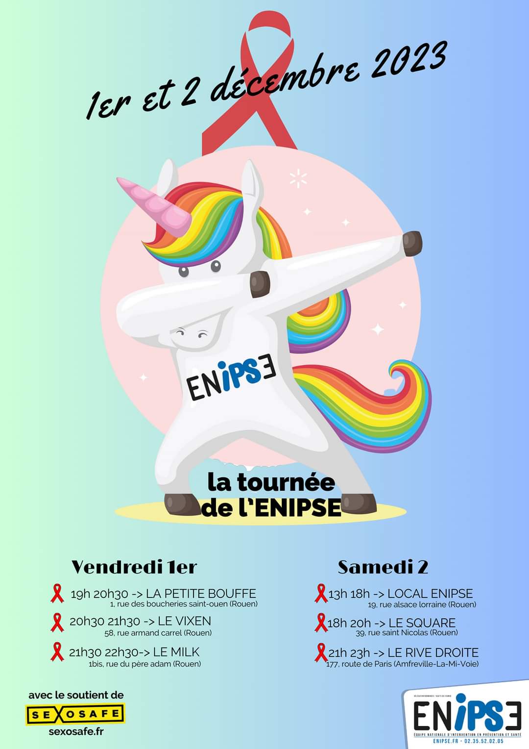 Tournée Enipse • Agenda