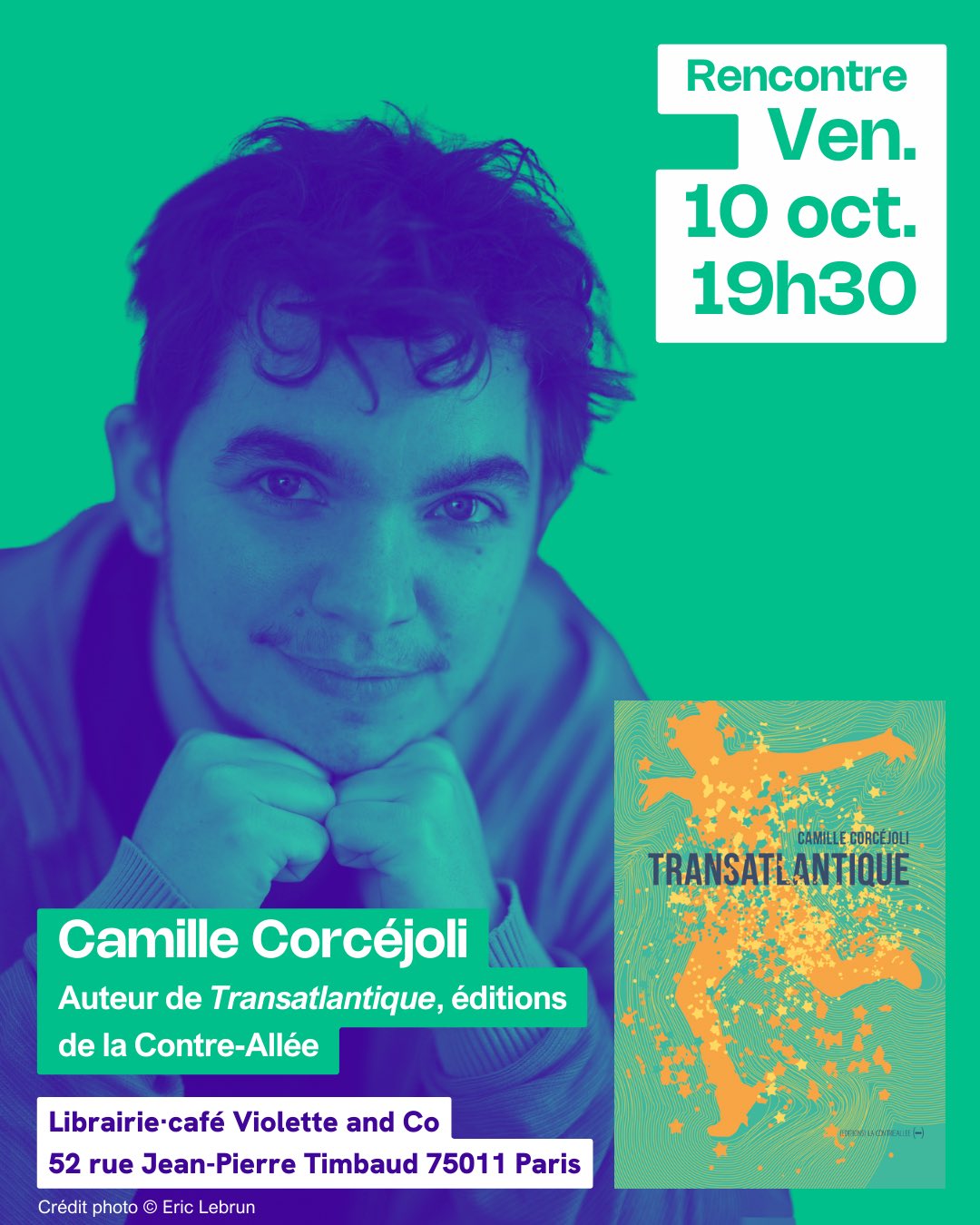 Transatlantique de Camille Corcéjoli