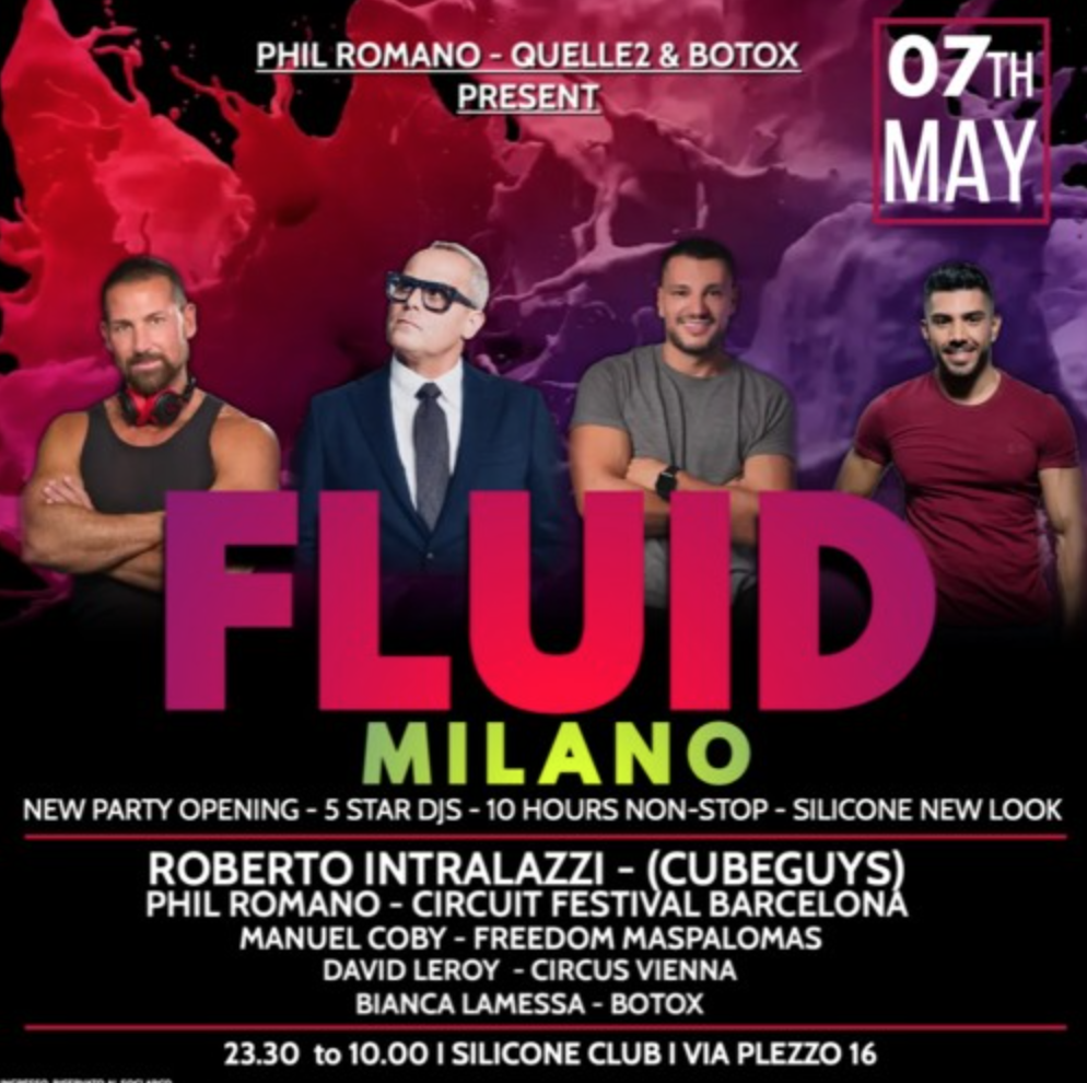 musique - Fluid Milano Opening Party - DJ Phil Romano