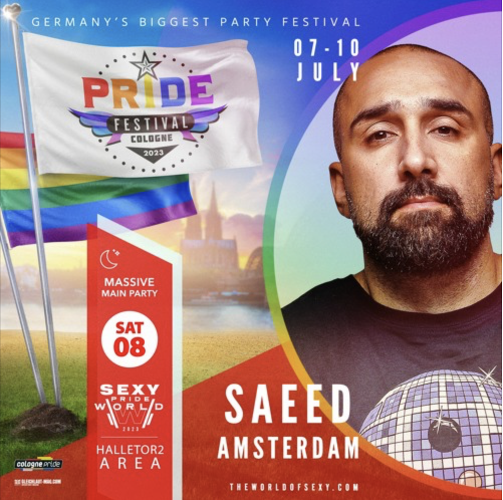 musique - Closing Set @ Cologne Pride Main Event by Saeed Ali